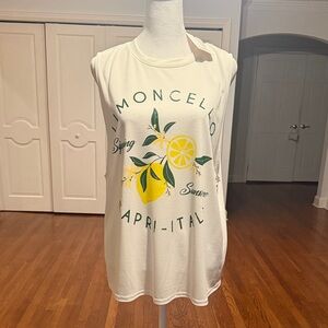 NEW! Green Envelope Limoncello muscle tee